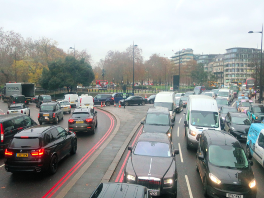 traffic in London